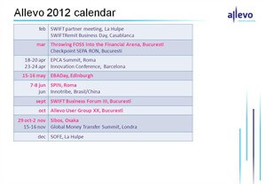 Allevo 2012 calendar