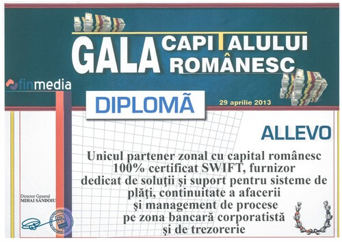 Romanian Capital Gala Diploma